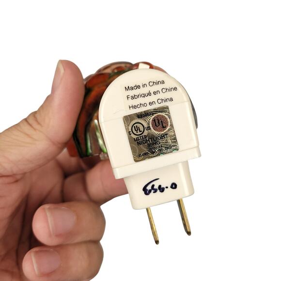 Vintage Halloween Night Light Set Witch Cauldron & Jack-O-Lantern Sparkle EUC - Picture 13 of 15